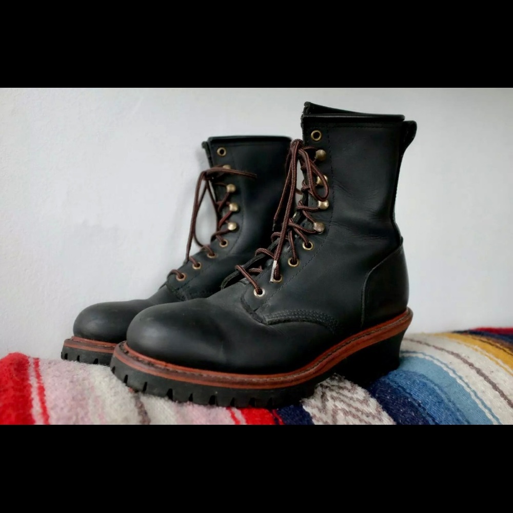 Frye Logger Boots Men's Size 9